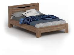 Спальня "Соренто" кровать 90*200 (Дуб стирлинг/кофе структ.матовый) - Мебельград - каталог товаров магазина Арктика