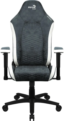 Кресло для геймеров Aerocool Crown AeroSuede Steel Blue (синее) - фото в интернет-магазине Арктика