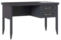 Гостиная "Орландо" (ОР-530.02_правый) стол письменный (Серый уголь) - Ангстрем - каталог товаров магазина Арктика