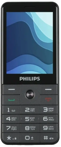 Мобильный телефон Philips Xenium E6808 Black - фото в интернет-магазине Арктика