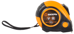 Рулетка ВИХРЬ 10м х 25мм автостоп - каталог товаров магазина Арктика
