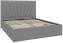Спальня "Лео" кровать с мягкой обивкой с мех 160*200 (Мокко) - ВКДП - фото в интернет-магазине Арктика