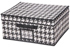 Короб "Пепита" UC-49 (40*33*18 см) черно-белый - Магамакс - каталог товаров магазина Арктика