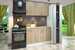 Кухня "Уют" 1,2м (белый/дуб сонома) - каталог товаров магазина Арктика