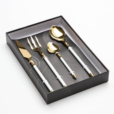 Набор столовых приборов "Magistro Ocean" 7362507 4 пр - Сима-ленд - фото в интернет-магазине Арктика