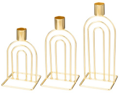 Набор из 3-х подсвечников 120-204 - Арти М - каталог товаров магазина Арктика