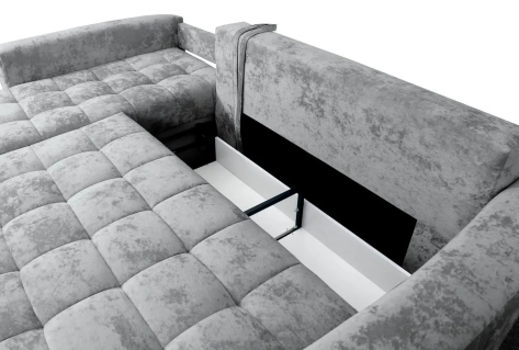 Диван угловой "Бремен" (Тиффани серый) - Мебельград - фото в интернет-магазине Арктика