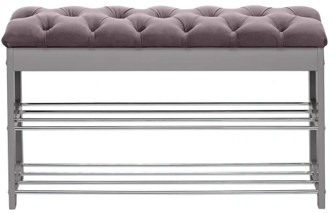 Банкетка МИ "Грейс" (серый ясень/V19) - Импэкс - фото в интернет-магазине Арктика