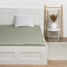 Простыня на резинке "Olive tree" 9515313 160*200*25 см мако-сатин - Сима-ленд - каталог товаров магазина Арктика