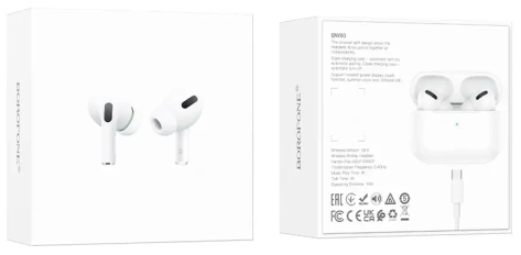 Наушники Borofone BW90 Белый TWS - фото в интернет-магазине Арктика