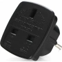 Адаптер-переходник Cablexpert A-AC-UKEU-001B (черный)