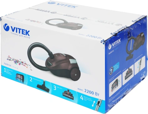 Пылесос Vitek VT-8138 - фото в интернет-магазине Арктика