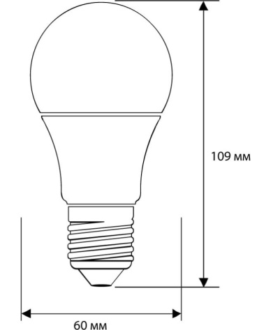Лампа светодиодная Ergolux LED-A60-15w-E27-6K - фото в интернет-магазине Арктика
