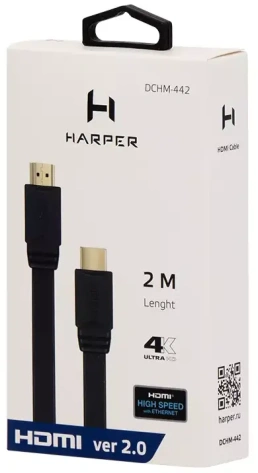 Кабель Harper DCHM-442 2m HDMI - фото в интернет-магазине Арктика