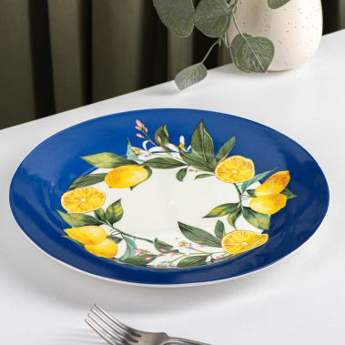 Тарелка обеденная "Лимон" 6987804 26 см - Сима-ленд - фото в интернет-магазине Арктика