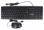 Набор Клавиатура+мышь Гарнизон GKS-126 (USB) (черный)