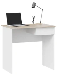 Стол компьютерный "Diamond" тип 1 (дуб сонома/белый) - Три Я - каталог товаров магазина Арктика