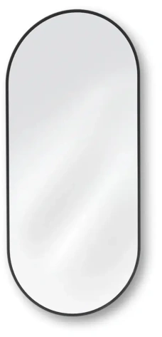 Зеркало навесное Z-16 1100х500 мм с черной рамкой - Мебельград - фото в интернет-магазине Арктика