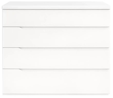 "ПРАГА" Джей комод левый 800 мм K0908L белый - Евромебель - фото в интернет-магазине Арктика