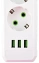 Удлинитель Amper JH-1033U-2W 2,0м, 5 розеток, 10А, 2500 Вт, 3usb, белый - фото в интернет-магазине Арктика
