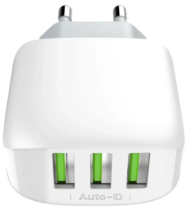 Зарядное устройство сетевое LDNIO A3312 17W USB 3+ Кабель Micro USB LD_B4560* - фото в интернет-магазине Арктика
