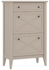 Прихожая "Кантри" (КА-115.11) тумба для обуви (Кашемир серый) - Ангстрем - каталог товаров магазина Арктика