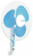 Вентилятор напольный Centek CT-5020 blue - фото в интернет-магазине Арктика