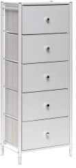 Комод "Нирита/Хайди" 5 ящиков (белый) - Импэкс - каталог товаров магазина Арктика
