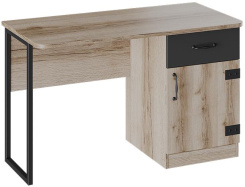 Детская "Окланд" ТД-324.15.02 стол письменный с ящ (Фон черный/дуб делано) - Три Я - каталог товаров магазина Арктика