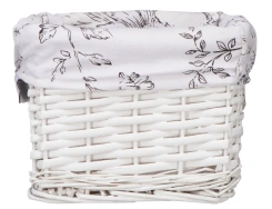 Корзина "Цветы" EW-90LM-S стеллажная (20*13*15 см) белая - Магамакс - каталог товаров магазина Арктика