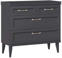 Спальня "Орландо" (ОР-100.02) комод (Серый уголь) - Ангстрем - каталог товаров магазина Арктика