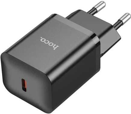 Зарядное устройство сетевое Hoco N27 20W Black (PD+QC+AFC) USB Type-C - фото в интернет-магазине Арктика