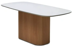 Стол обеденный TAMPA 180 (WHITE / OAK) - М-Сити - каталог товаров магазина Арктика