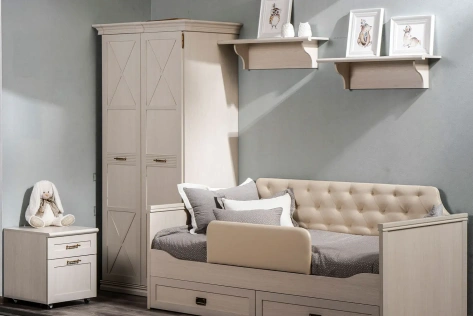 Спальня "Кантри" (КА-202.01) шкаф для одежды (Валенсия) - Ангстрем - фото в интернет-магазине Арктика