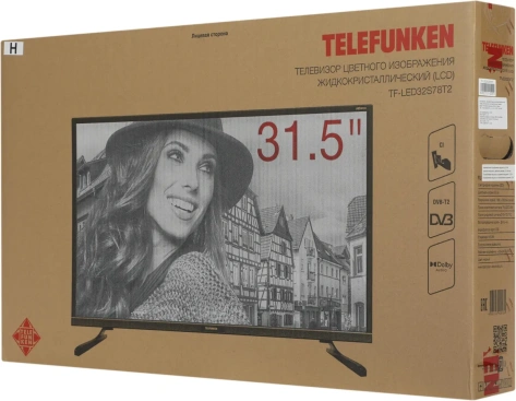 Телевизор Telefunken TF-LED32S78T2\H - фото в интернет-магазине Арктика