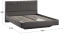 Спальня "Пандора" кровать (1600) Тип 1 (Велюр Графит) - Три Я - фото в интернет-магазине Арктика