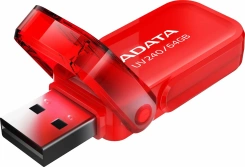 Флеш диск A-Data 64Gb UV240 (AUV240-64G-RRD) (красная) - каталог товаров магазина Арктика