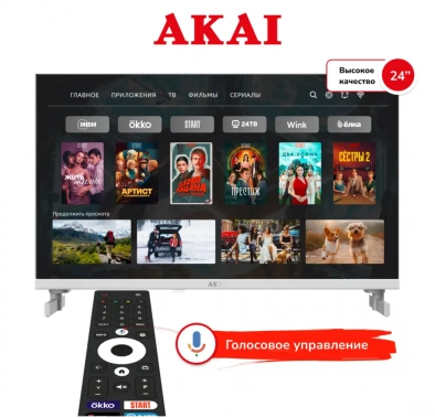Телевизор Akai TA24BH502 Smart TV - фото в интернет-магазине Арктика