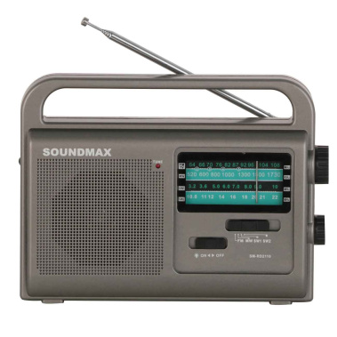 Радиоприемник Soundmax SM-RD2110 Темно-серый - фото в интернет-магазине Арктика