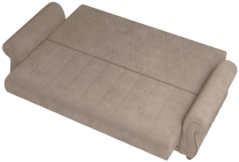 Диван "Порто" Ф (велюр Fresh хумус/ велюр Fresh корица) - Олмеко - фото в интернет-магазине Арктика