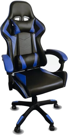 Игровое кресло BYROOM Game BAN (HS-5010-BL) (синее) - фото в интернет-магазине Арктика