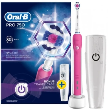 Электрическая зубная щетка Braun Oral-B Pro 750 LTD Edit Pink - фото в интернет-магазине Арктика