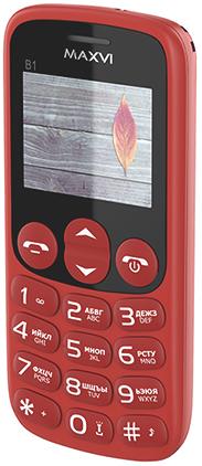 Мобильный телефон Maxvi B1 red - фото в интернет-магазине Арктика