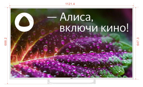 Телевизор LEFF 50U541T UHD Smart TV - фото в интернет-магазине Арктика