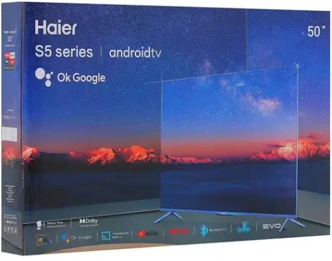 Телевизор Haier 50 Smart TV S5 UHD RU - фото в интернет-магазине Арктика