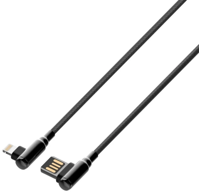 Кабель LDNIO LS421 USB-Lightning 1m 2.4A Gray (LD_B4621) - фото в интернет-магазине Арктика