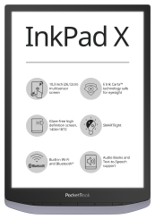 Электронная книга PocketBook 1040 InkPad X Metallic Grey (PB1040-J-WW) - каталог товаров магазина Арктика
