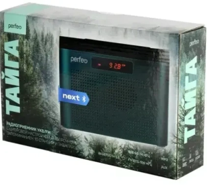 Радиоприемник Perfeo Тайга Next Синий (PF_D0570) - фото в интернет-магазине Арктика