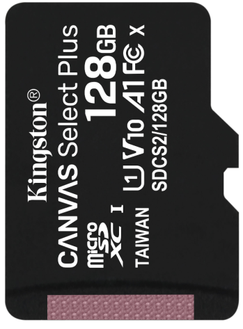 Флеш Kingston 128Gb MicroSD (SDCS2/128GBSP) class10 - фото в интернет-магазине Арктика