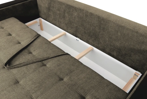 Диван "Монако-7" (торонто коричневый/кофе структурный матовый) - Мебельград - фото в интернет-магазине Арктика